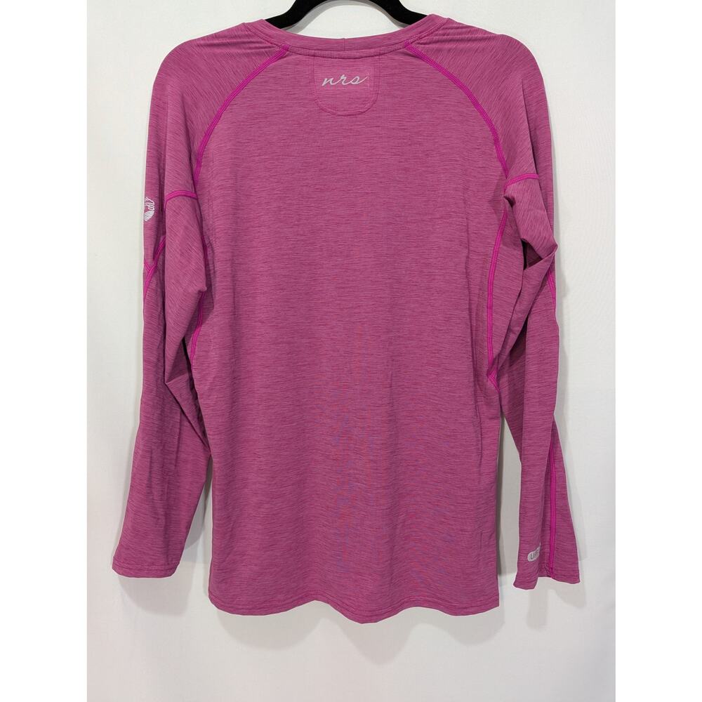 NRS Women’s Long Sleeve Pink Performance Base Layer Top Size M Stretch - Picture 2 of 6